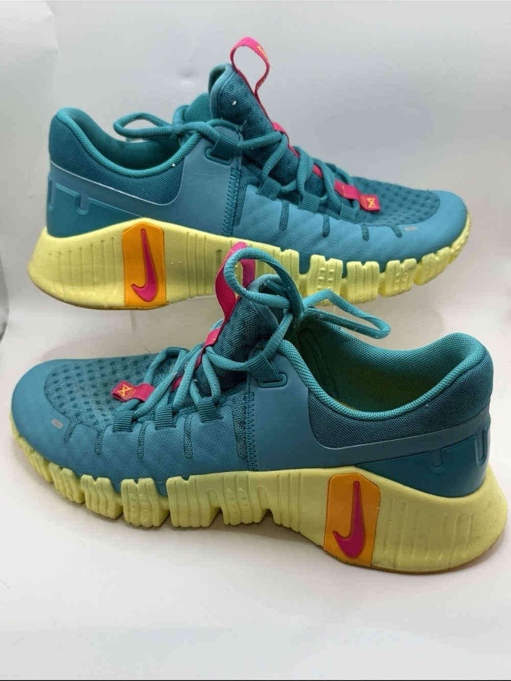 Nike Free Metcon 5 Training Shoes, Dusty Cactus Fierce Pink, Size 7.5M or 9W